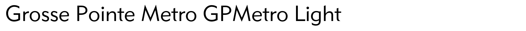 Grosse Pointe Metro GPMetro Light image